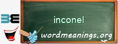 WordMeaning blackboard for inconel